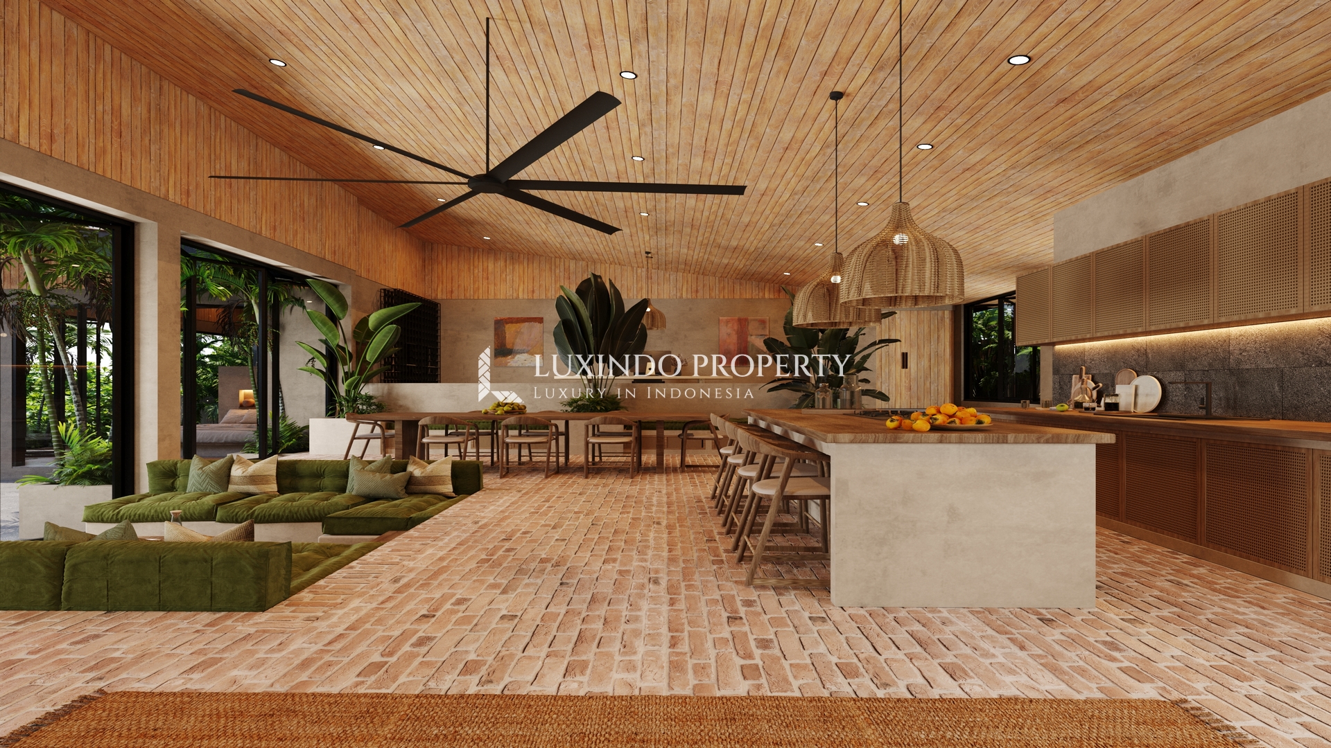 BUWIT - ARTFUL 4BR TROPICAL MODERN SANCTUARY BY THE RIVER (LHV984)